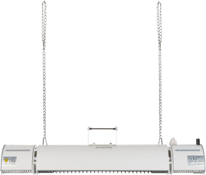 Eurom Heat and Beat wit terrasverwarmer ophangsysteem