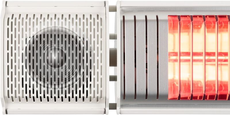 Eurom Heat and Beat wit terrasverwarmer met speakers