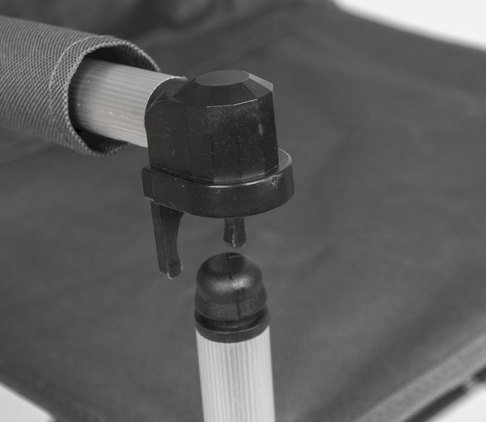 Bo-Camp Compact camping kinderstoel - Grijs / aansluiting