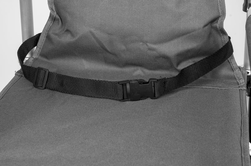 Bo-Camp Compact camping kinderstoel - Grijs / veiligheidsriem