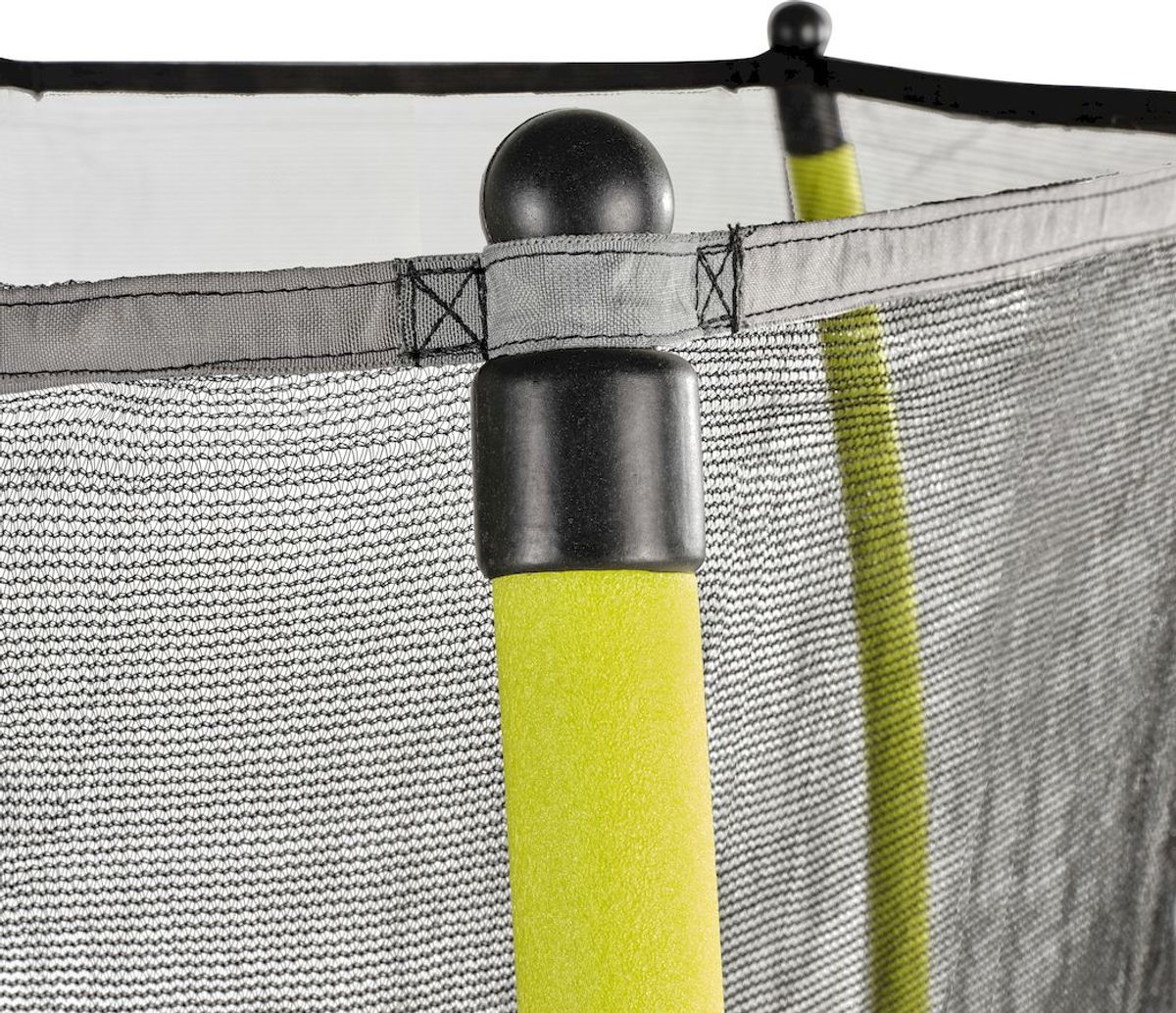 EXIT Tiggy Junior 140 cm zwart/groen trampoline + veiligheidsnet veiligheidsnet