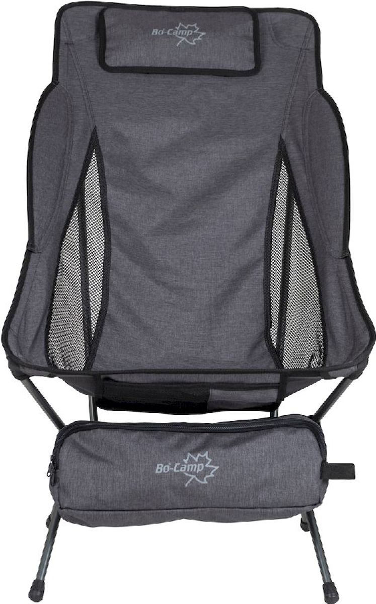 Bo-Camp Extreme XL vouwstoel - Grijs voorkant