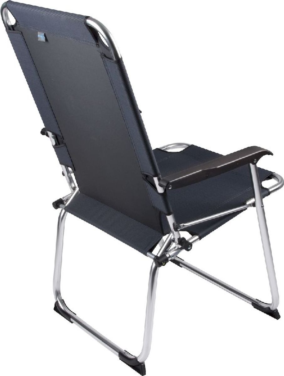 Bo-Camp Copa Rio Comfort klapstoel - Graphite achterkant