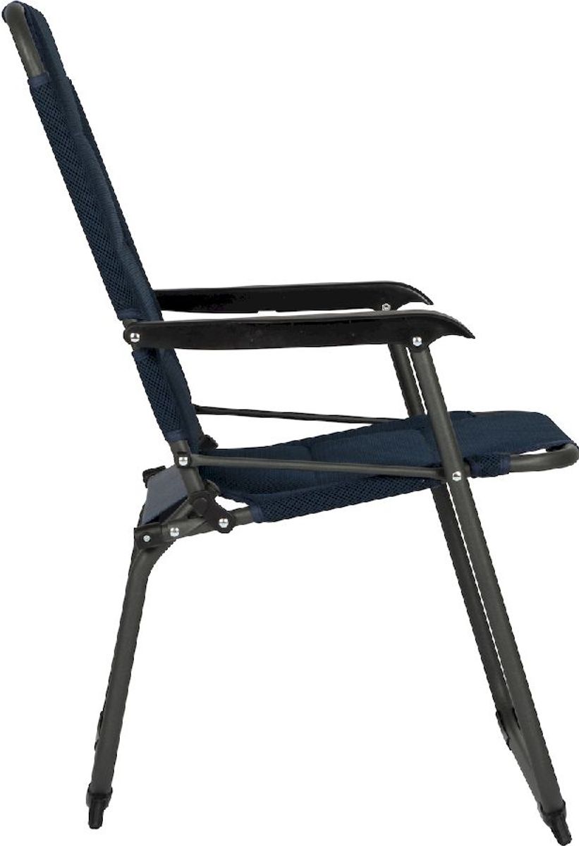 Bo-Camp Copa Rio Comfort XXL Air klapstoel - Blauw zijkant