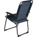 Bo-Camp Copa Rio Comfort XXL Air klapstoel - Blauw achterkant
