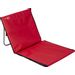Bo-Camp Lota strandmat/strandstoel - Rood opgevouwen