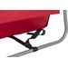 Bo-Camp Lota strandmat/strandstoel - Rood onderkant close up 