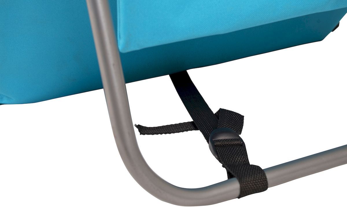 Bo-Camp Lota strandmat/strandstoel - Blauw bevestiging 