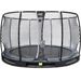EXIT Elegant Ground Premium 366 cm zwart trampoline + veiligheidsnet