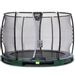 EXIT Elegant Ground Premium 305 cm groen trampoline + veiligheidsnet