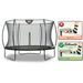 EXIT Silhouette 305 cm zwart trampoline + veiligheidsnet Foot Protection System