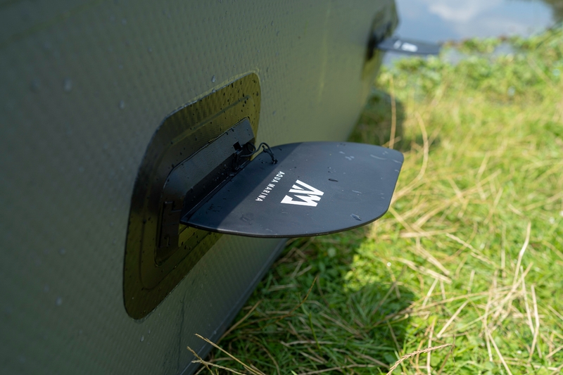 Aqua Marina Tomahawk Air-K 375 opblaasbare kano skegs onderzijde