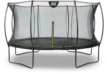 Exit Silhouette trampoline met net - Ø 366 cm - Zwart