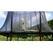 EXIT Silhouette rechthoekig 153 x 214 cm zwart trampoline + veiligheidsnet