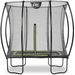 EXIT Silhouette rechthoekig 153 x 214 cm zwart trampoline + veiligheidsnet