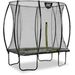 EXIT Silhouette rechthoekig 153 x 214 cm zwart trampoline + veiligheidsnet schuin