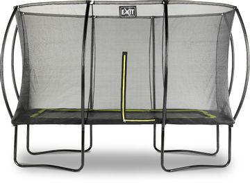 Exit Silhouette trampoline met net - 366 x 244 cm - Zwart