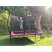 EXIT Silhouette rechthoekig 244 x 366 cm zwart trampoline + veiligheidsnet tuin