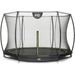 EXIT Silhouette Ground 305 cm zwart trampoline + veiligheidsnet