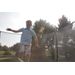 EXIT Silhouette Ground 305 cm zwart trampoline + veiligheidsnet