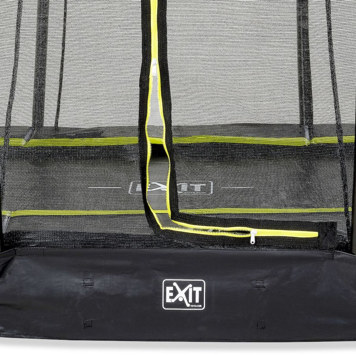 EXIT Silhouette Ground 153 x 214 cm zwart trampoline + veiligheidsnet ingang