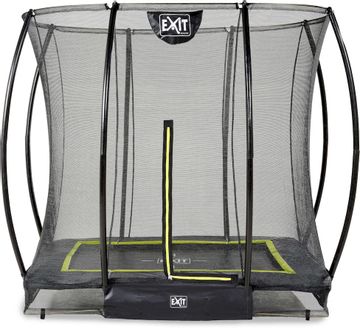 Exit Silhouette InGround trampoline met net - 214 x 153 cm - Zwart