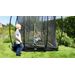EXIT Silhouette Ground 153 x 214 cm zwart trampoline + veiligheidsnet opening