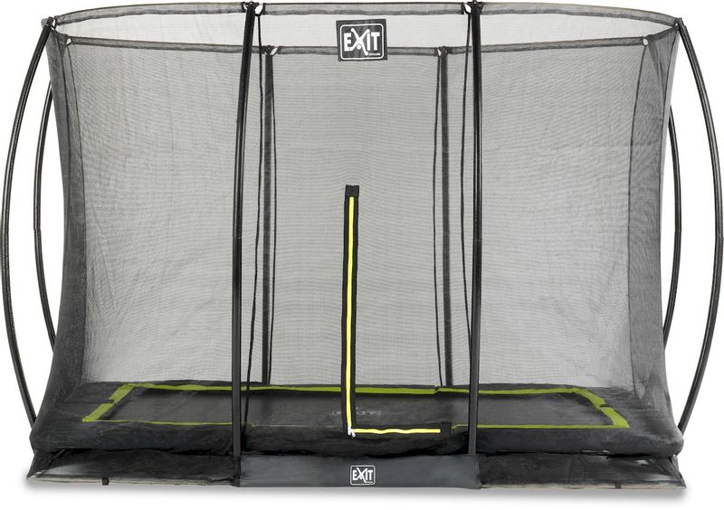 Billy Goat Prestatie Pamflet EXIT Silhouette Ground 214 x 305 cm zwart trampoline + veiligheidsnet