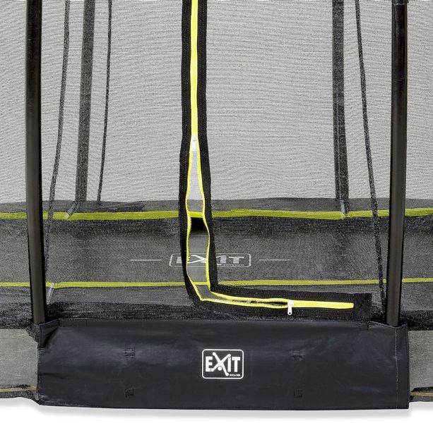 EXIT Silhouette Ground 214 x 305 cm zwart trampoline + veiligheidsnet ingang