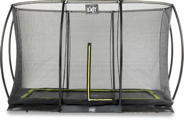 Exit Silhouette InGround trampoline met net - 366 x 244 cm - Zwart