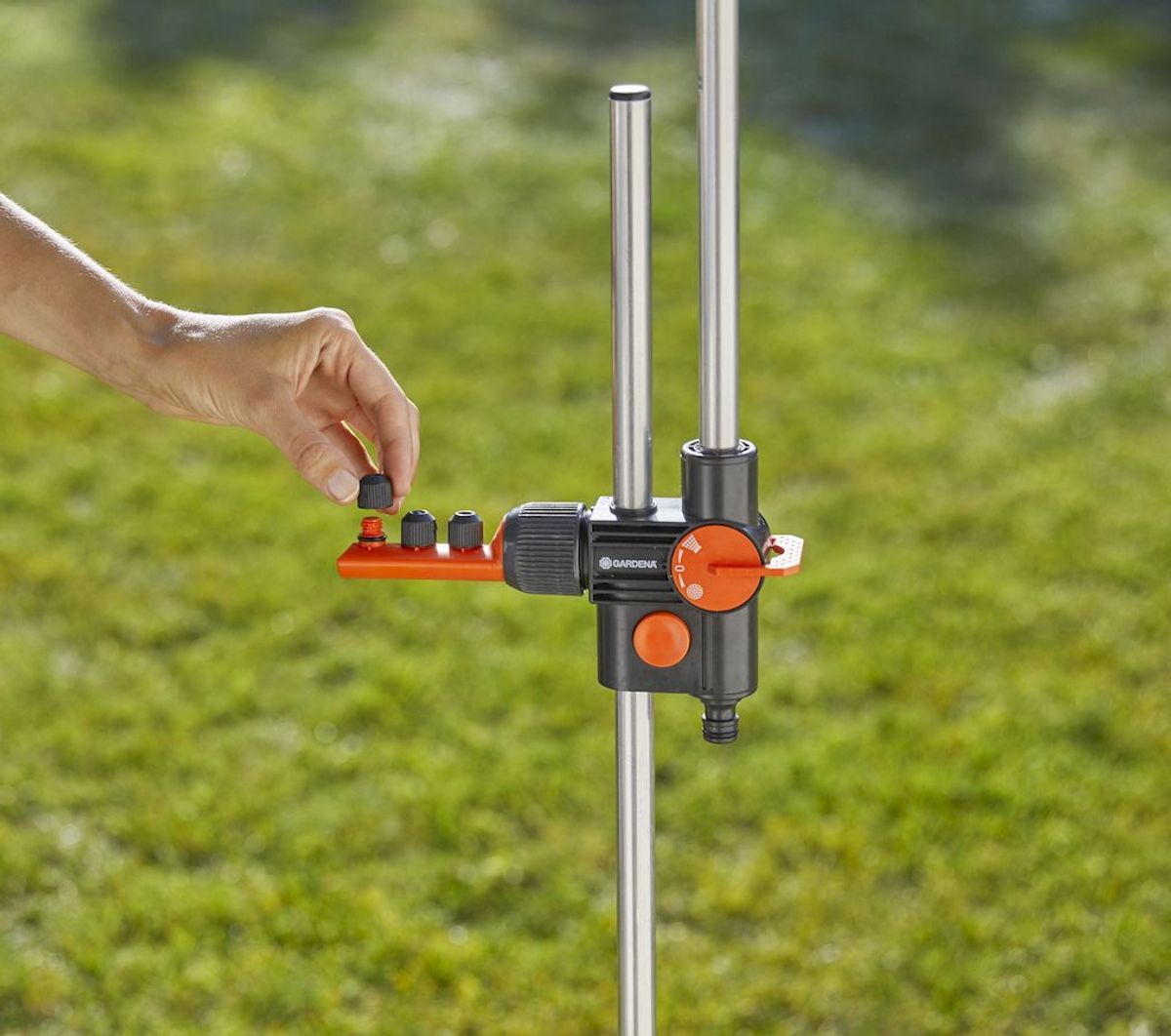 Gardena Tuindouche duo nevelkop