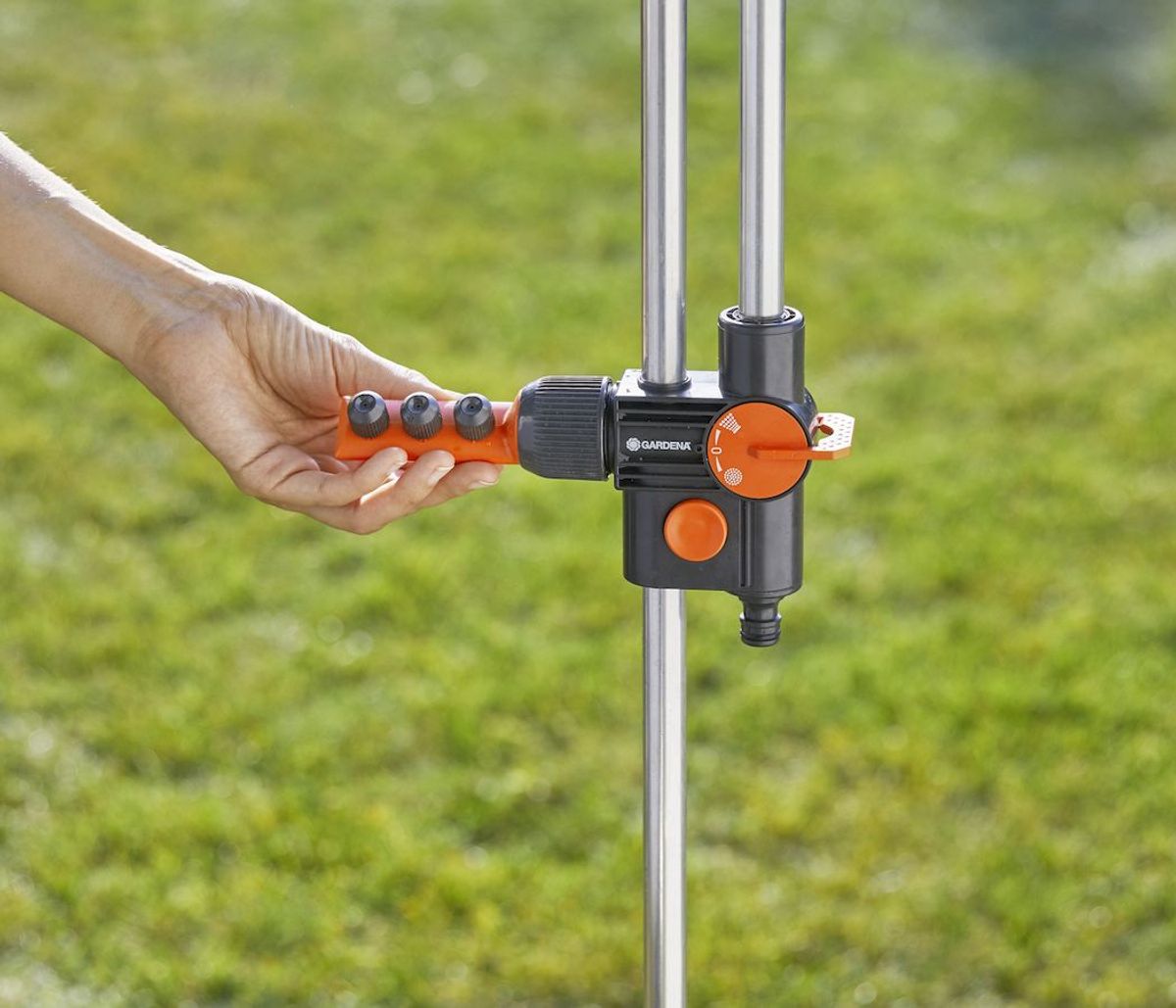 Gardena Tuindouche duo sproeinevel draaibaar