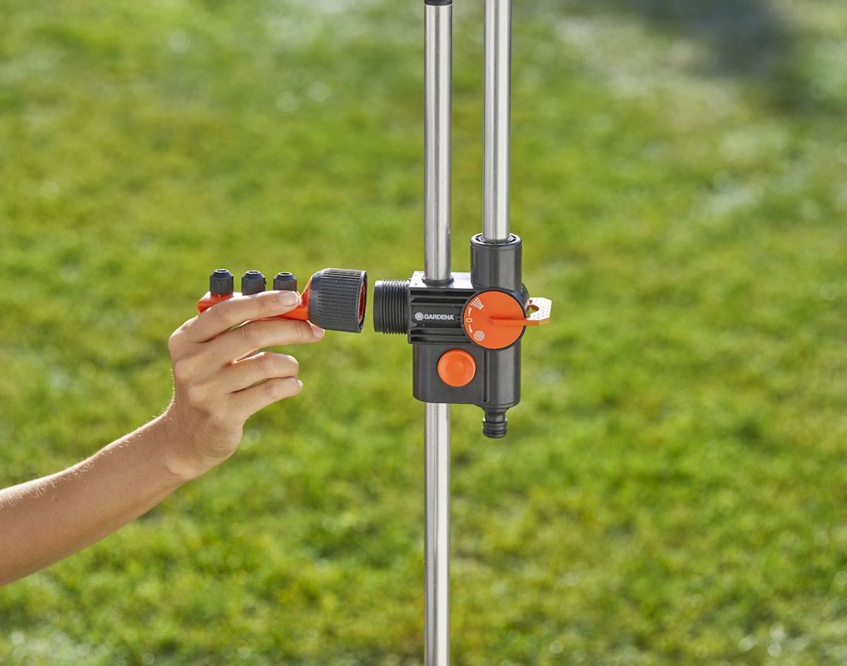 Gardena Tuindouche duo eenvoudige bevestiging