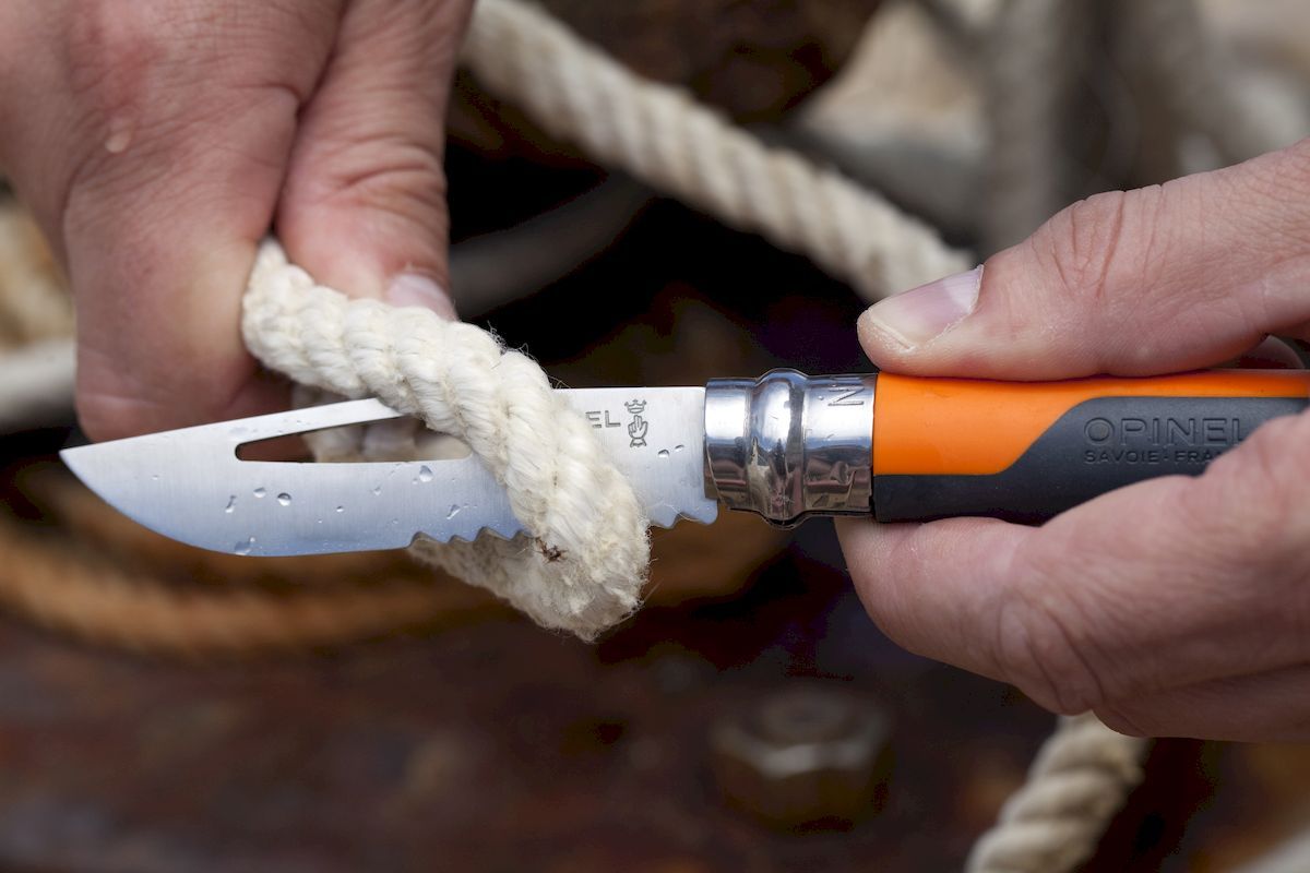 Opinel N°08 Outdoor zakmes - Oranje