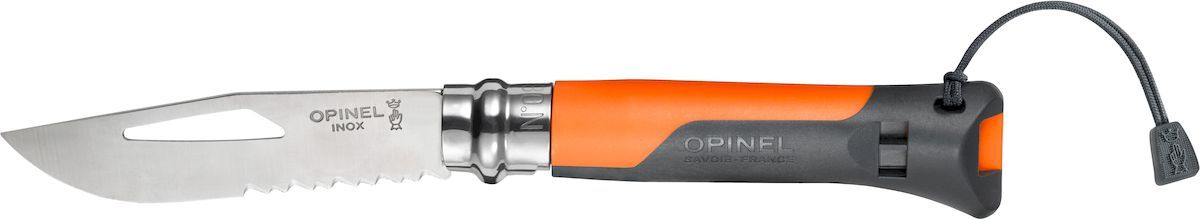 Opinel N°08 Outdoor zakmes - Oranje