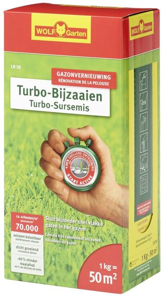 Wolf-Garten Turbo-bijzaaien graszaad - 1 kg