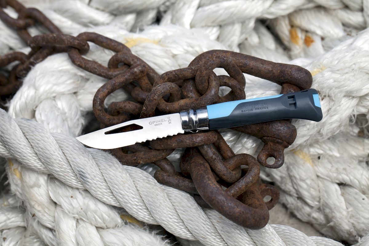 Opinel N°08 Outdoor zakmes - Blauw