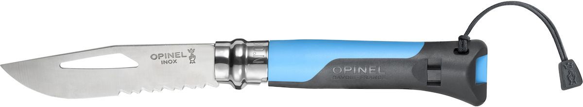 Opinel N°08 Outdoor zakmes - Blauw