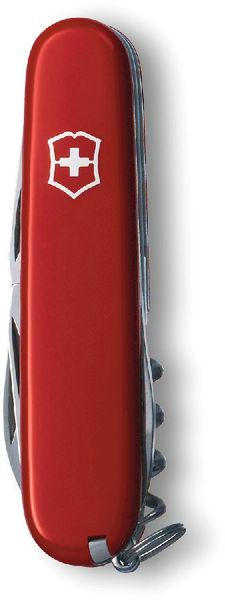 Victorinox Huntsman zakmes rood dichtgeklapt