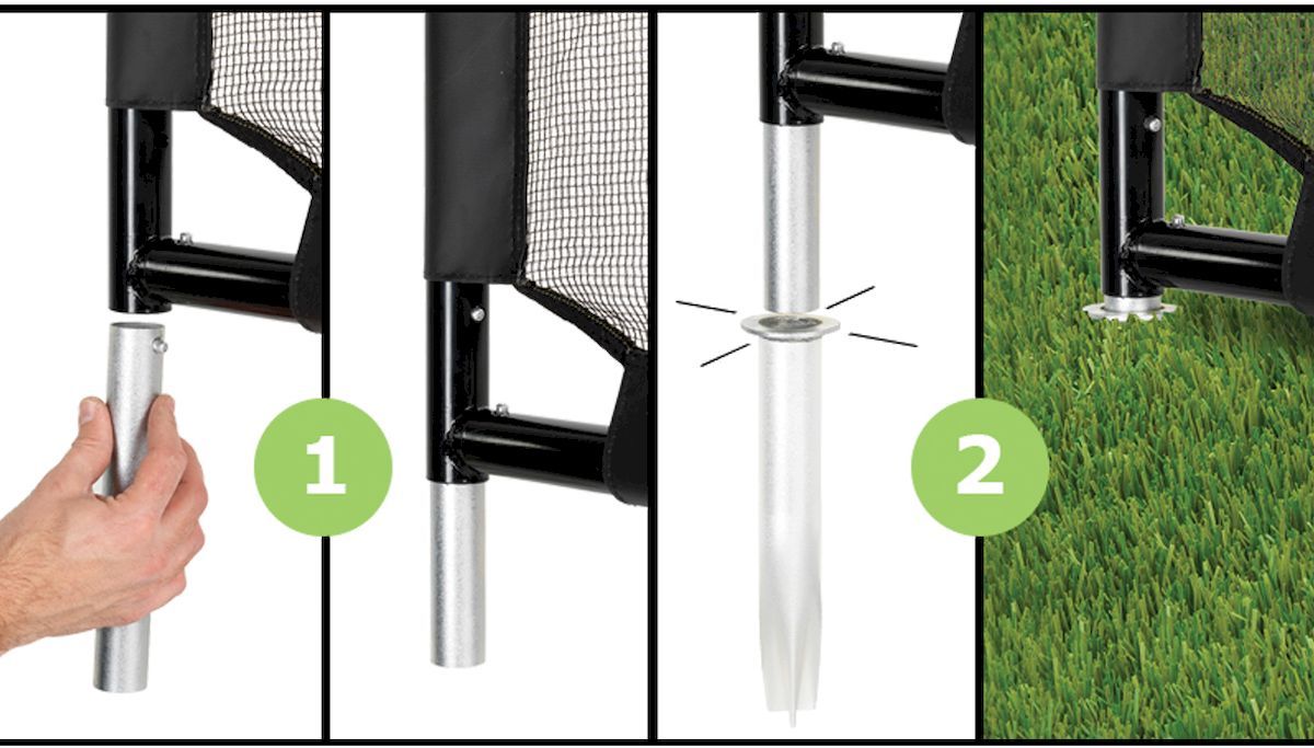 EXIT Maestro voetbaldoelen set - 180 x 120 cm vastzetten