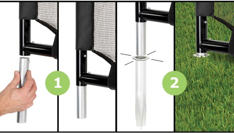 EXIT Maestro voetbaldoelen set - 180 x 120 cm vastzetten