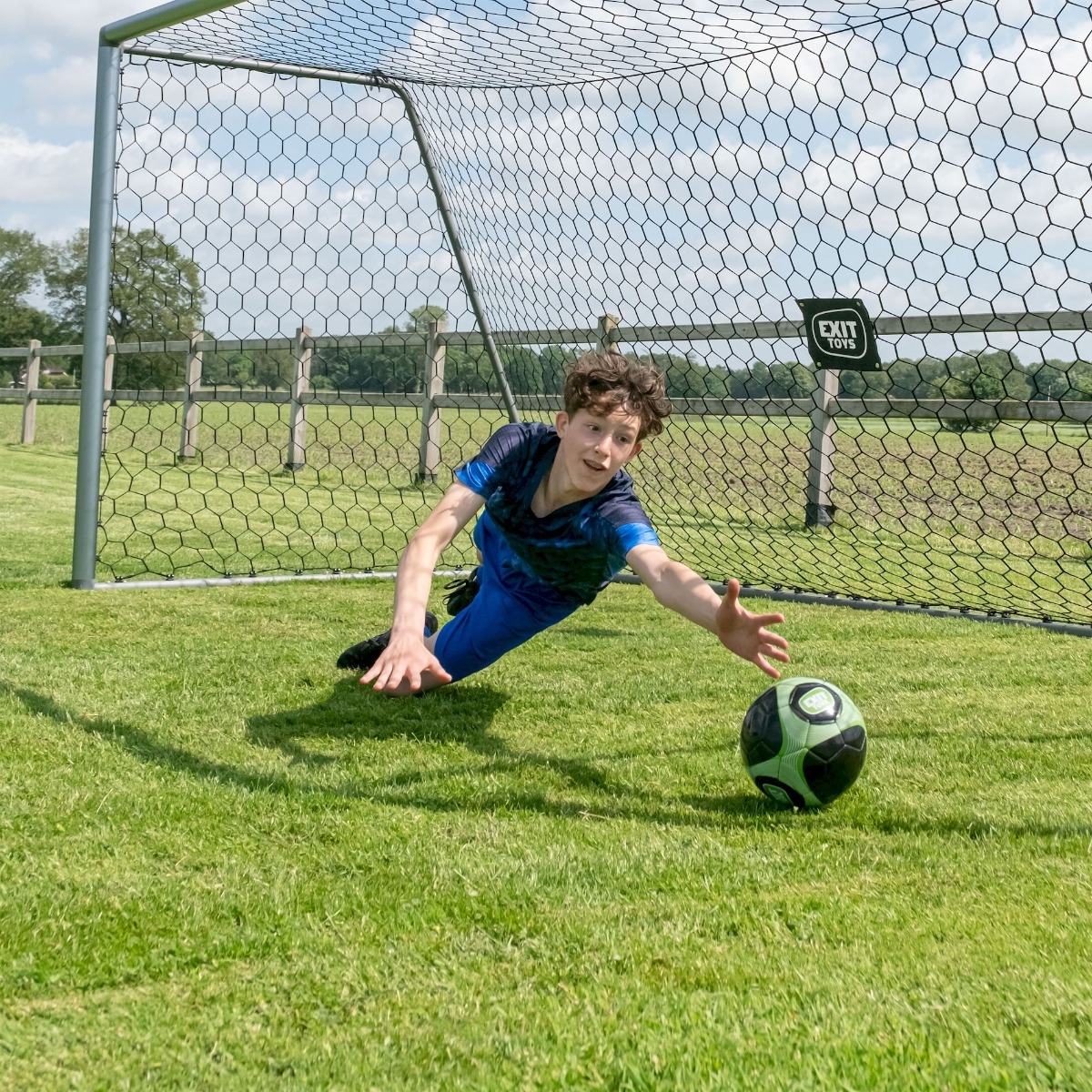 EXIT Scala voetbaldoel - 220 x 120 cm redden