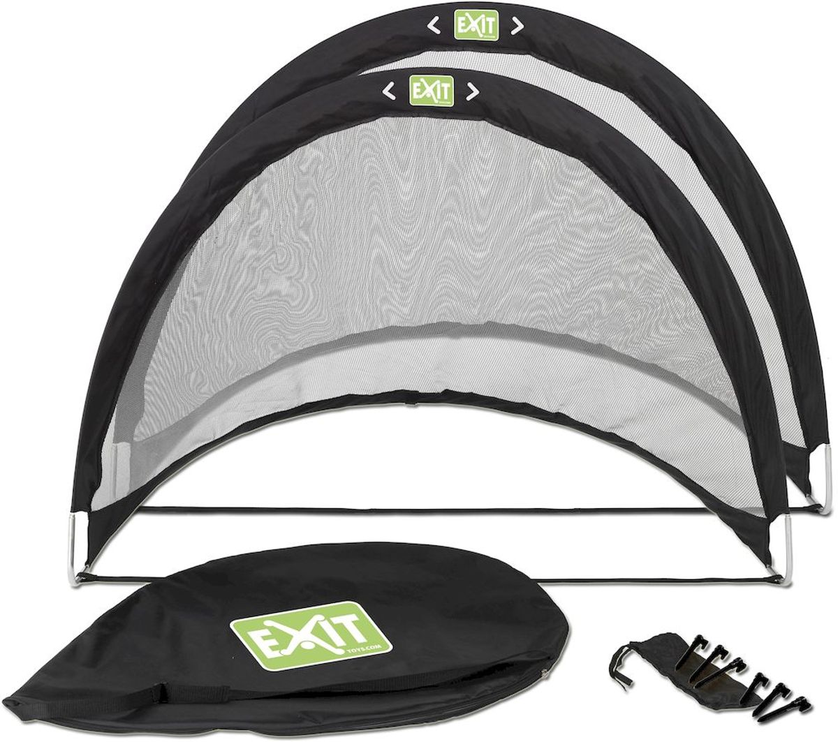 EXIT Flexx pop-up voetbaldoelen set - 120 x 80 cm