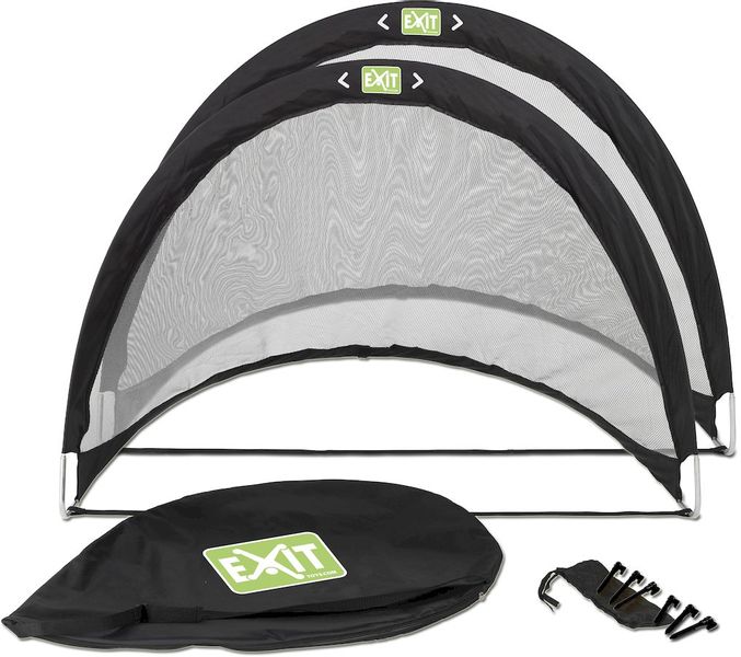 EXIT Flexx pop-up voetbaldoelen set - 120 x 80 cm