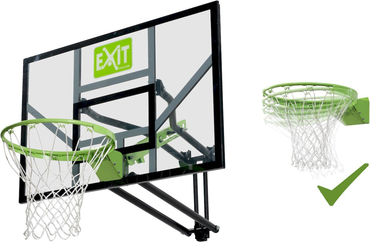 EXIT Galaxy basketbalbord met dunkring - muurmontage