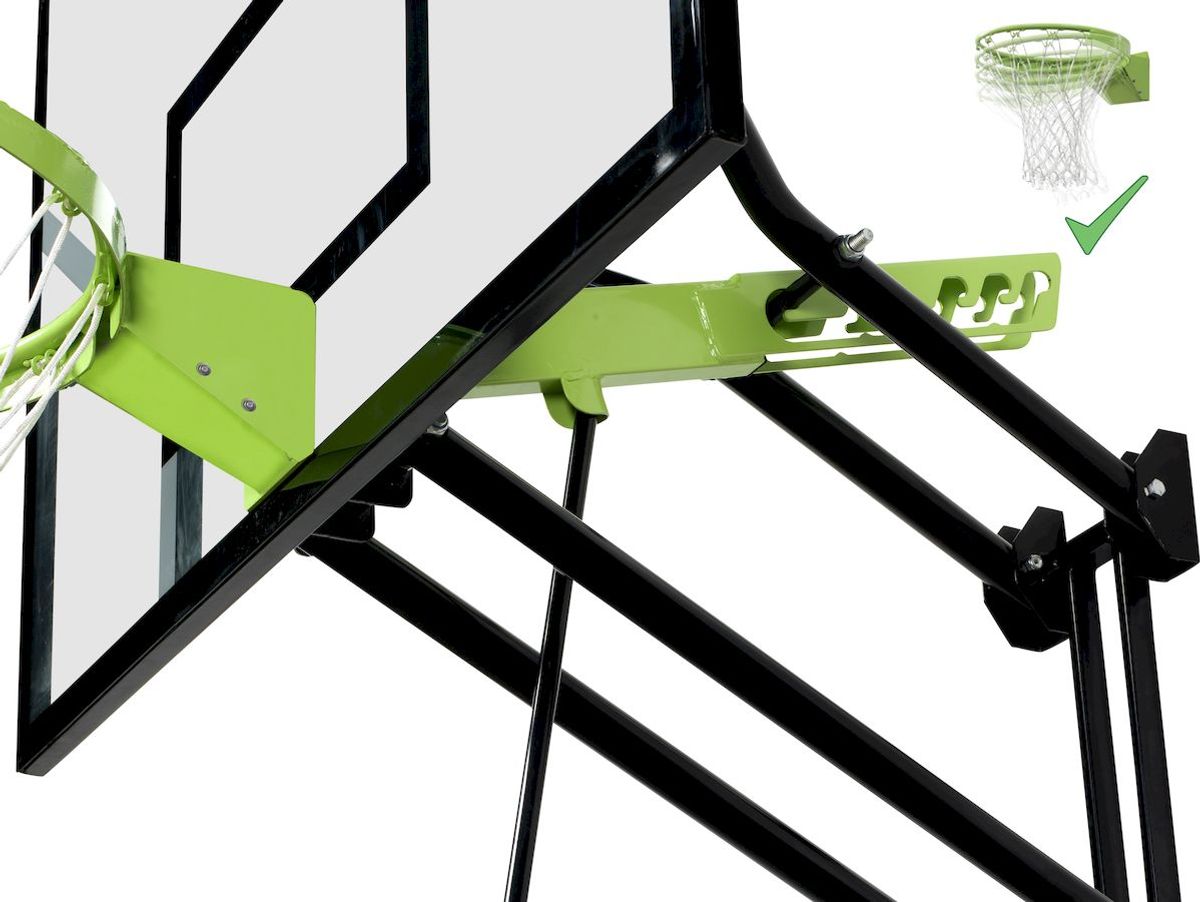 EXIT Galaxy basketbalbord met dunkring - muurmontage