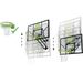 EXIT Galaxy basketbalbord met dunkring - muurmontage verstelbaar