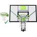 EXIT Galaxy basketbalbord met dunkring - muurmontage meeverende dunkring