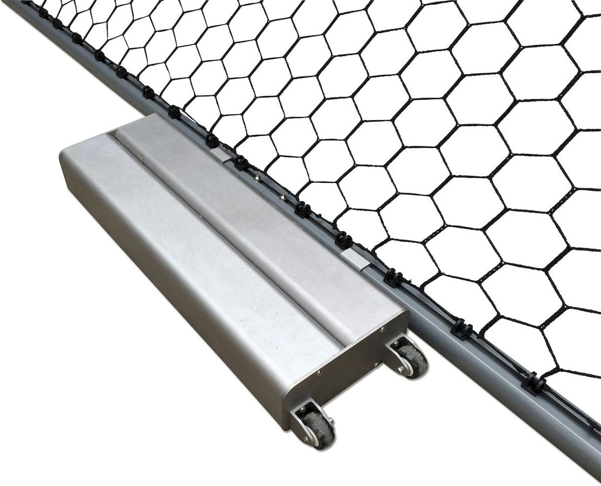 EXIT Scala Contragewicht 25 kg - (kunst)gras achterkant voetbaldoel