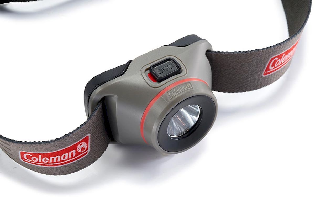 Coleman BatteryGuard 100L LED hoofdlamp close up